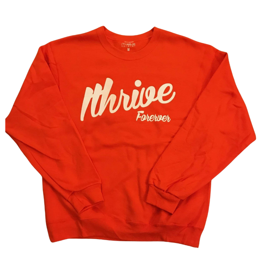 Orange Retro Sweatshirt