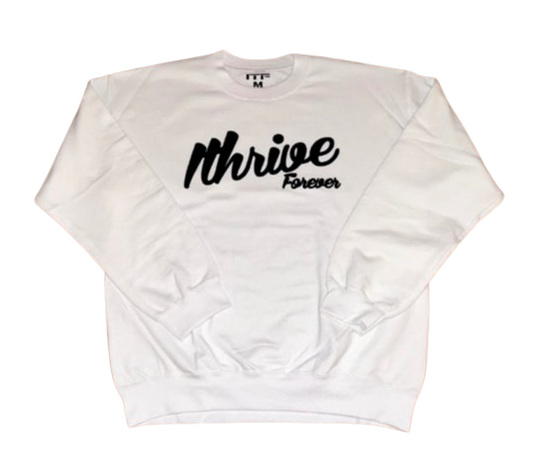 White Retro Sweatshirt