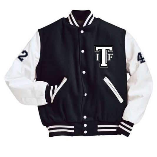 Black/White Letterman Jacket