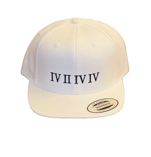 White Roman Numeral