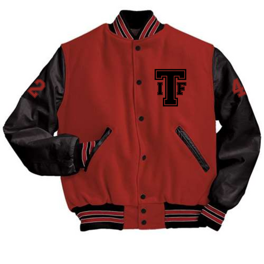 Red/Black Letterman Jacket